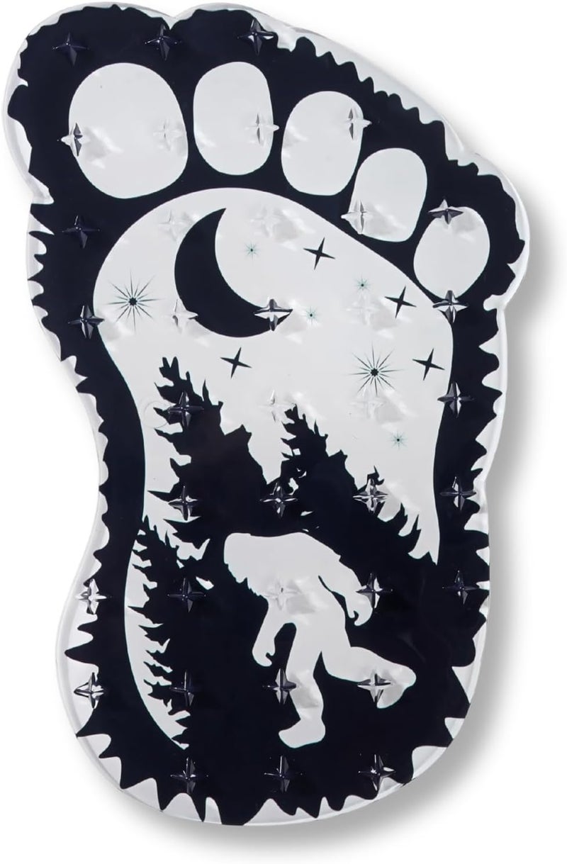 devembr Snowboard Stomp Pad for Bigfoot Lovers, Funny Stomp Pads Snowboarding with 3D Bumps Design, PVC Material - Image 1